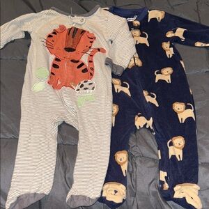 Kids One Pieces with Tiger and Lion Designs
